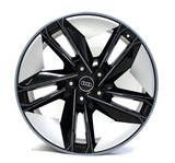 21" Front Wheel Audi E-Tron GT 2022 2023 2024 Factory OEM Black Silver 4J3601025