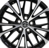 18" Wheel Toyota Camry SE Hybrid 2018 2019 2020 Black Machined Factory OEM 75221