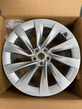 20x9.5 Tesla Model Y 2020-2026 OEM Helix 2.0 Silver Wheel ET45 2188227 94253