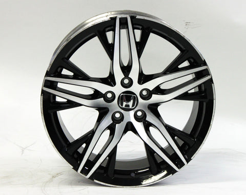 19" Wheel Honda Accord 2021 2022 Black Machined Factory OEM 96982 Rim