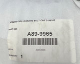 ULTRA WHEEL CHROME CENTER CAP NEW A89-9965