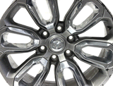 20" Wheel Dodge Ram 1500 2021-2023 Gray Chrome Inserts Factory OEM 2677