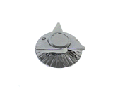 LA WIRE CENTER CAPS BOLT ON 3 BAR FLUTED SPINNERS NEW