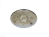LA WIRE CENTER CAPS BOLT ON 3 BAR FLUTED SPINNERS NEW