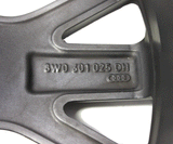 19" Wheel Audi A4 S4 2019-2023 Charcoal Machined Factory OEM 59069 Rim
