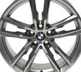 19" Wheel BMW X3 X4 MX3 MX4 2018-2021 Gray Machined Factory OEM 86350 Rim