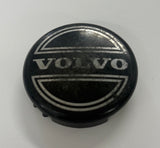 Volvo Wheel Black Silver Plastic OEM Center Cap 8646379 1125-01