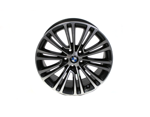 18" Wheel BMW 530i 540i 550i Machined Gray 2018-2020 Factory OEM 86326