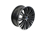 18" Wheel BMW 530i 540i 550i Machined Gray 2018-2020 Factory OEM 86326