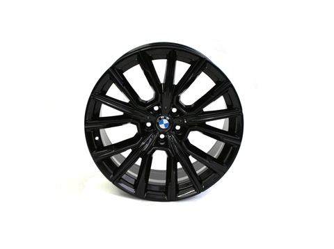20" Wheel Rear BMW M760i 750i 740i 2021 2022 2023 Factory OEM 71446 Black