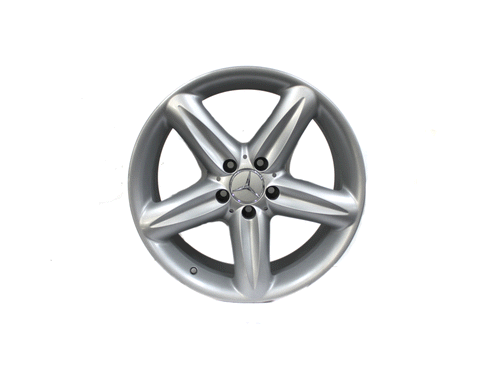18" Front Mercedes Benz SL600 SL500 Wheel 2004-2006 Silver Factory OEM 65322