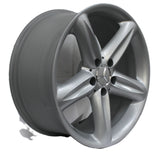 18" Front Mercedes Benz SL600 SL500 Wheel 2004-2006 Silver Factory OEM 65322