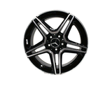 18" Mercedes Benz CLA-Class A-Class Front Wheel OEM Machined Black 2018-2020