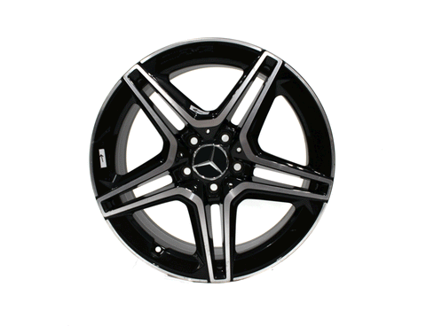 18" Mercedes Benz CLA-Class A-Class Front Wheel OEM Machined Black 2018-2020