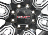 20" GMC Sierra Chevy Silverado Wheel Factory OEM 5950 Machined Black 2020-2024