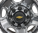 16" Chevy GMC Sierra Express Savana Van Chrome Clad Steel Wheel OEM 5195 01-09