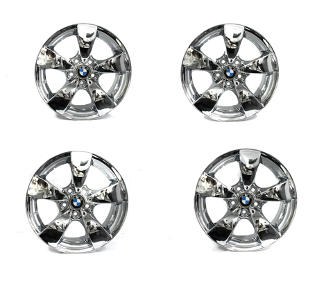 17" BMW 525i 528i 530i 535i Chrome Factory OEM 59471 Rims 2004-2010 Set