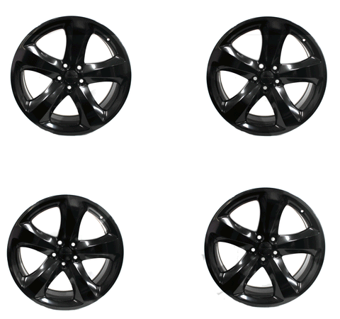 20" Dodge Charger Challenger Wheels 2011-2024 Gloss Black OEM 2461 Rims