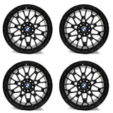 4 New Black 19x8.5 19x9.5 Rims Wheels 5x120 Fits: 525i 528i 530i 540i 550GT