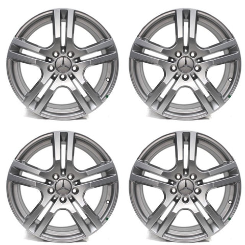 Mercedes Benz GLA35 GLA250 GLA-Class Set 18" Wheels Original OEM 85820 Silver