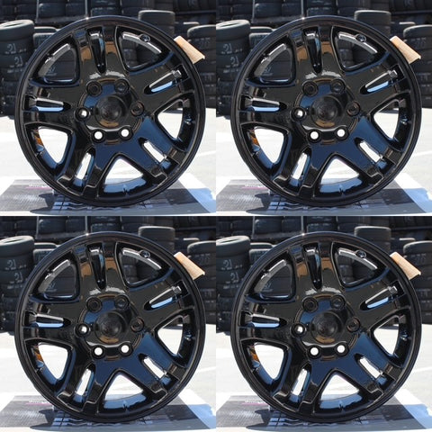 17 inch Toyota Tundra Sequoia Factory OEM 69440 Wheel Black 2003-2007 Set 17x7.5