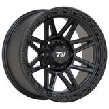 17" TW Wheels Rims T23 Vector Off Road Matte Black 6 lugs Set of 4