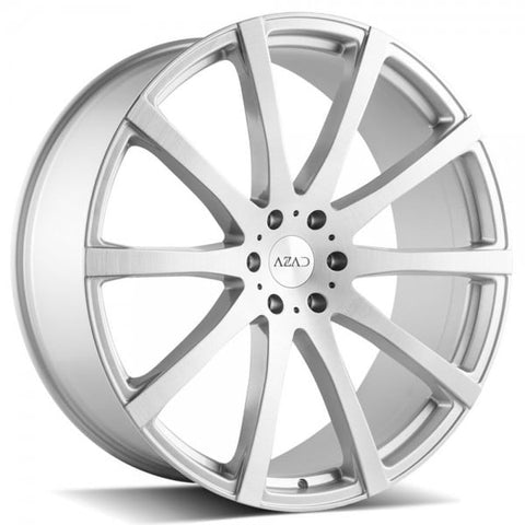 22" Azad AZ1970 Brushed Silver 22x9.5