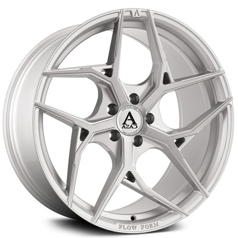 20" Azad AZFF01 Brushed Silver 20x10