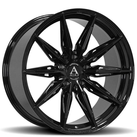 22" Azad AZFF02 Gloss Black 22x10.5