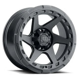 17x9 Blaque Diamond BD-O728 Matte Textured Black Off-Road Rims