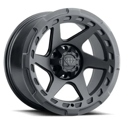 17x9 Blaque Diamond BD-O728 Matte Textured Black Off-Road Rims