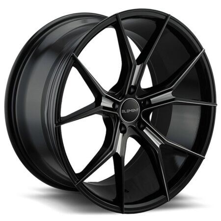 20" Element Wheels EL225 Gloss Black Milled 5x114.3 Set of 4