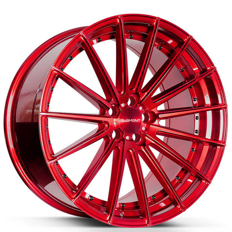 20" Element EL15 Concave Brushed Candy Red 20x10.5