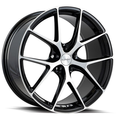 20" Element EL44 Concave Black Machined 20x9