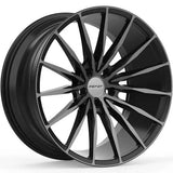 Inovit Torque Wheels 20x8.5 20x10 Black Machined Face Dark Tint Satin