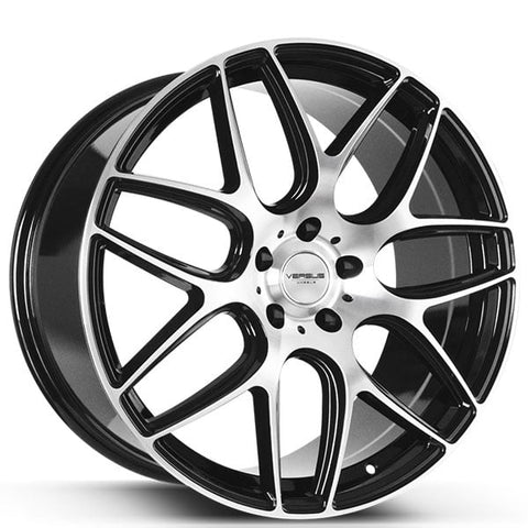 20" Versus VS103 Gloss Black with Machined Face