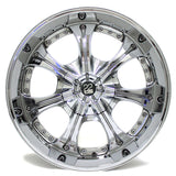 22" TIS 02 CHROME WHEEL 22X9.5