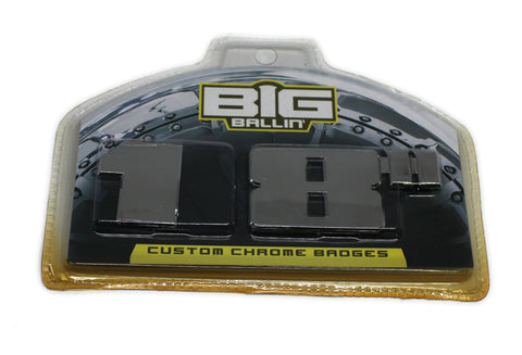 BIG BALLIN 18" CUSTOM CHROME BADGE