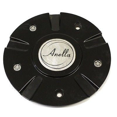 ANELLA WHEEL STARGATE BLACK CENTER CAP 31157 USED