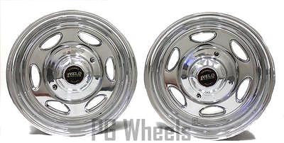 16x8 WELD RACING WHEELS POLISHED 8 LUGS FORD TRUCK 16" SET OF (4)