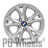 BMW X3  17" WHEEL OEM 71307 SILVER V SPOKE STYLE 279 2004-2010