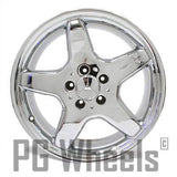 18" WHEEL AMG MERCEDES BENZ CLK SLK FRONT CHROME FACTORY OEM