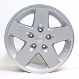 17" JEEP WRANGLER 2007 2008 2009 2010 2011 WHEEL OEM 9074 SILVER