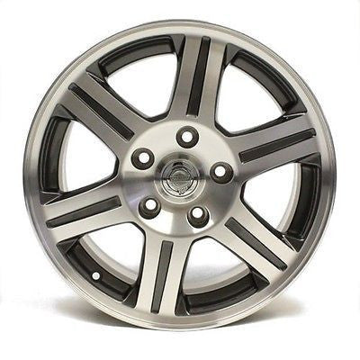 17" CHRYSLER PACIFICA 2005 2006 WHEEL OEM 2346 MACHINED FACE CHARCOAL