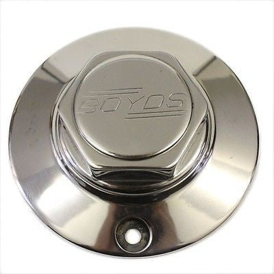 BOYDS WHEEL HEX NUT CENTER CAP POLISHED TRUCK USED