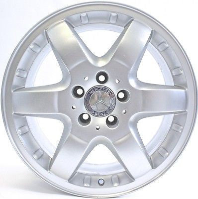 17" MERCEDES BENZ ML CLASS 2002 2003 2004 2005 WHEEL OEM 65265 SILVER