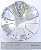 ZENETTI WHEEL CHROME CENTER CAP CZ0003