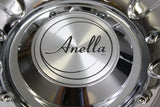 ANELLA WHEEL WISHBONE CENTER CAP CHROME NEW # C154
