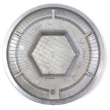 EAGLE ALLOYS WHEELS POLISHED ALUMINUM CENTER CAP #3084