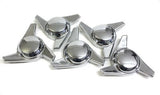 3 BAR CHROME SPINNER KNOCK OFFS CRAGAR KEYSTONE CENTER CAPS